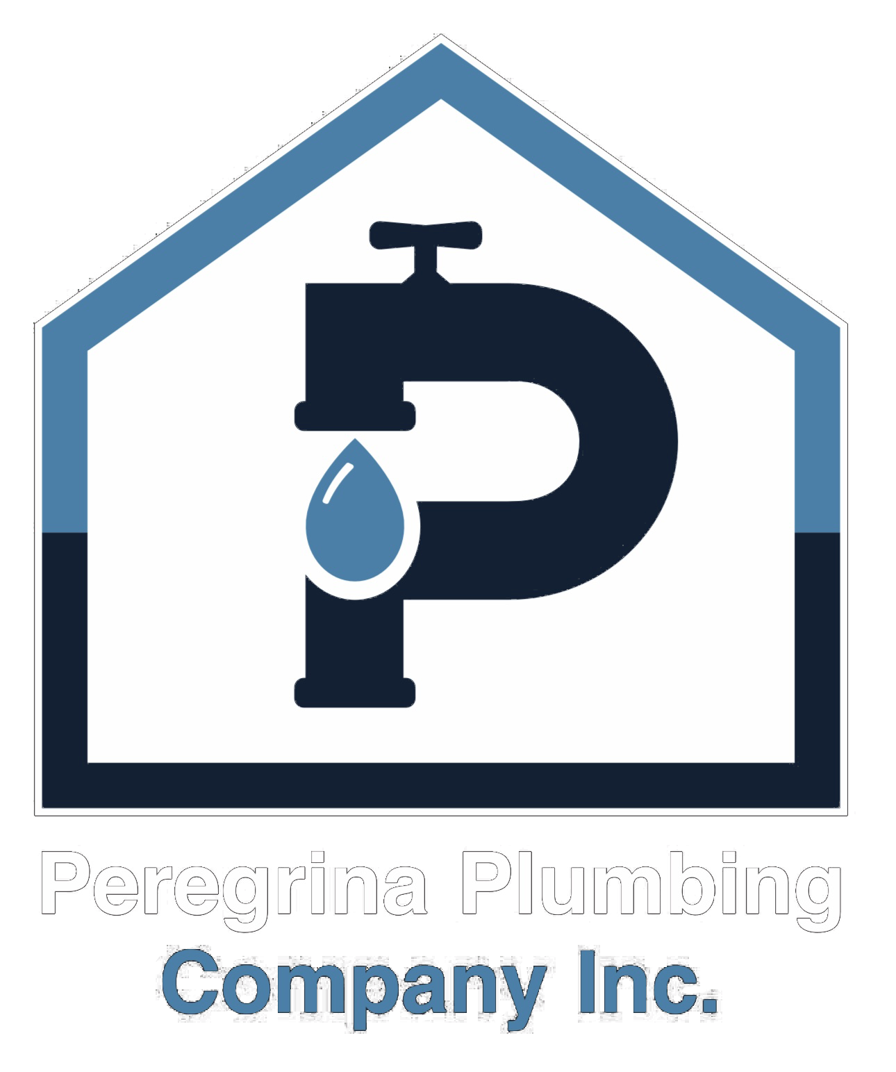 Peregrina Plumbing Company Inc Logo - Footer