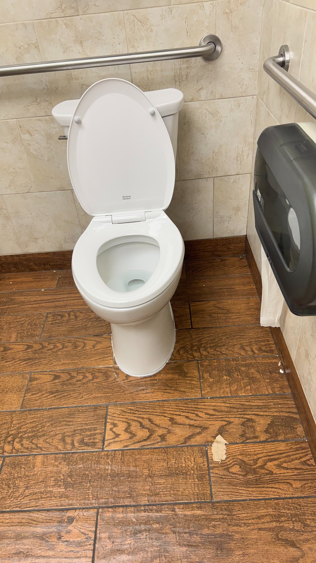 🚽 New toilet installation completed at a Manassas store by Peregrina Plumbing