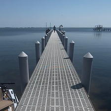 Eco-Piling-Thru-Flow-Dock-Installation-in-Gulf-Breeze-FL-Top-Quality-Marine-Construction 0