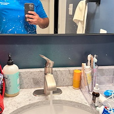 New-Moen-Faucet-Install-Completed-in-Falls-Church-VA 2