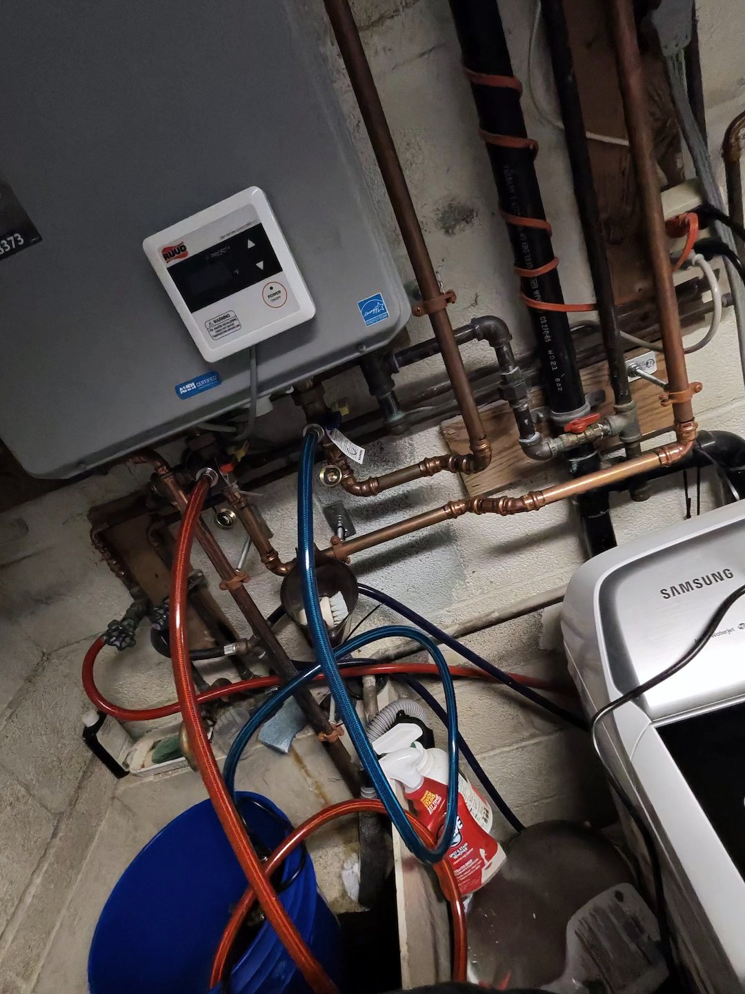 Yearly Maintenance Flushing a tankless water heater in Burke, Virginia  Thumbnail